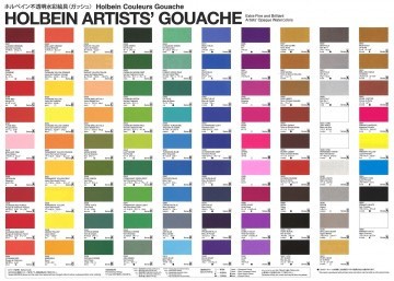 Holbein Artists' Gouache, 15 mL, G510 Brilliant Pink