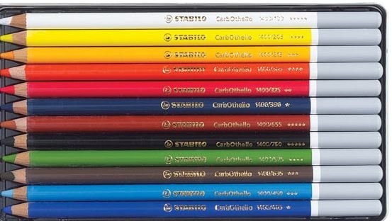 Stabilo CarbOthello Pastel Pencils - Set of 12