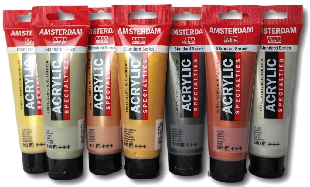 consumptie absorptie gesloten Talens Amsterdam acrylverf 20 ml metallic kleuren - Talens - teken- en  schildermaterialen